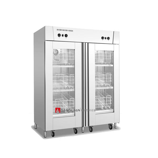 雙門(mén)帶推車(chē)消毒柜